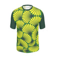 Feather Fan T-Shirt (Yellow on Green)