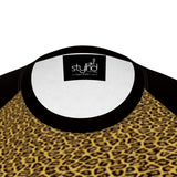 Leopard-print Men's Slim Fit T-Shirt