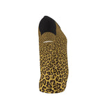 Leopard-print Ladies' Designer Fitted T-Shirt