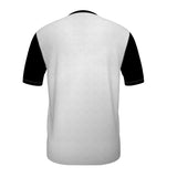 DLUK DZ Men's Slim Fit T-Shirt (grey/white with black contrast)