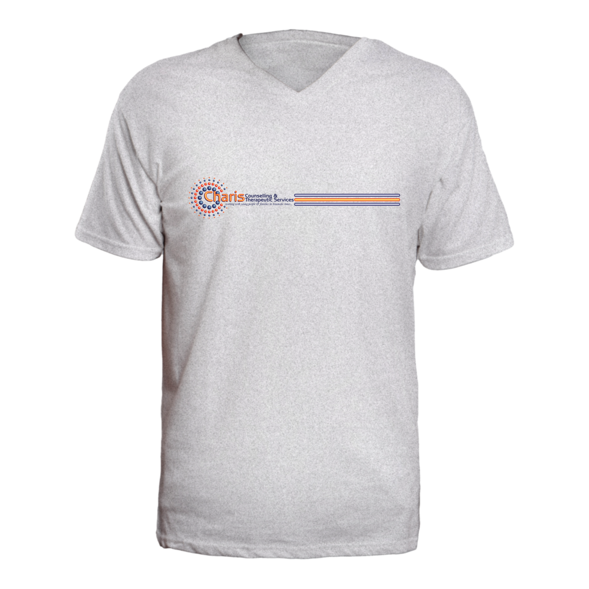 Charis Counselling & Therapeutic Services V-Neck T-shirt - Alternate design