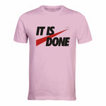 It Is Done - T-Shirt - Purple to Light Pink