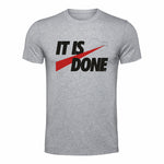 It Is Done - T-Shirt - White & Grey