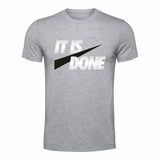 It Is Done - T-Shirt - White & Grey