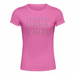 Jesus Did It - Ladies' T-Shirt - Outline Version