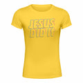 Jesus Did It - Ladies' T-Shirt - Outline Version