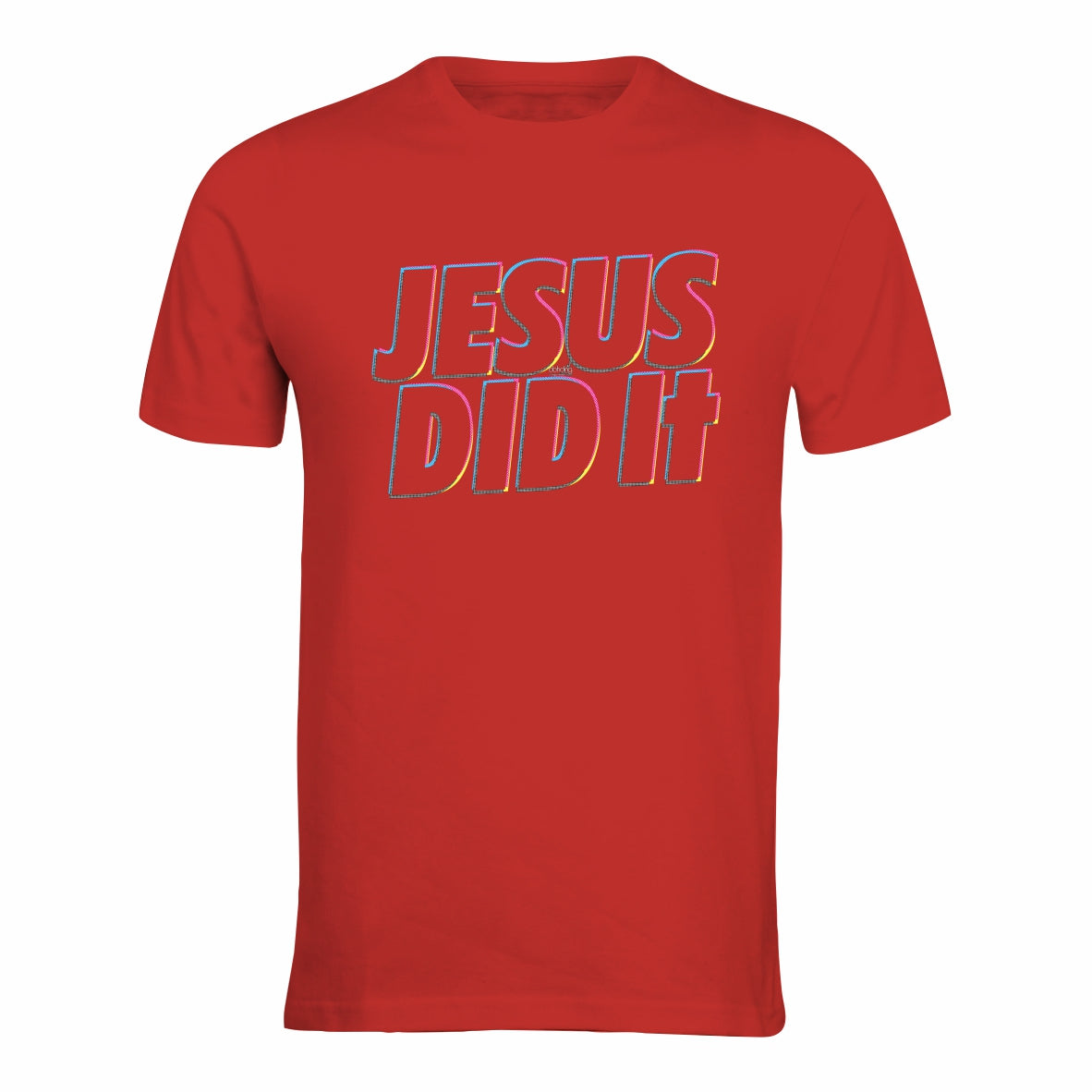 Jesus Did It - T-Shirt - Outline Version