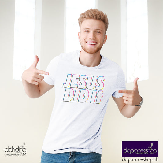 Jesus Did It - T-Shirt - Outline Version